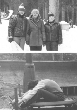 hore : Janka Horanová, Darina Špaková a Maňa Jasenčáková a dole ? skúste identifikovať....